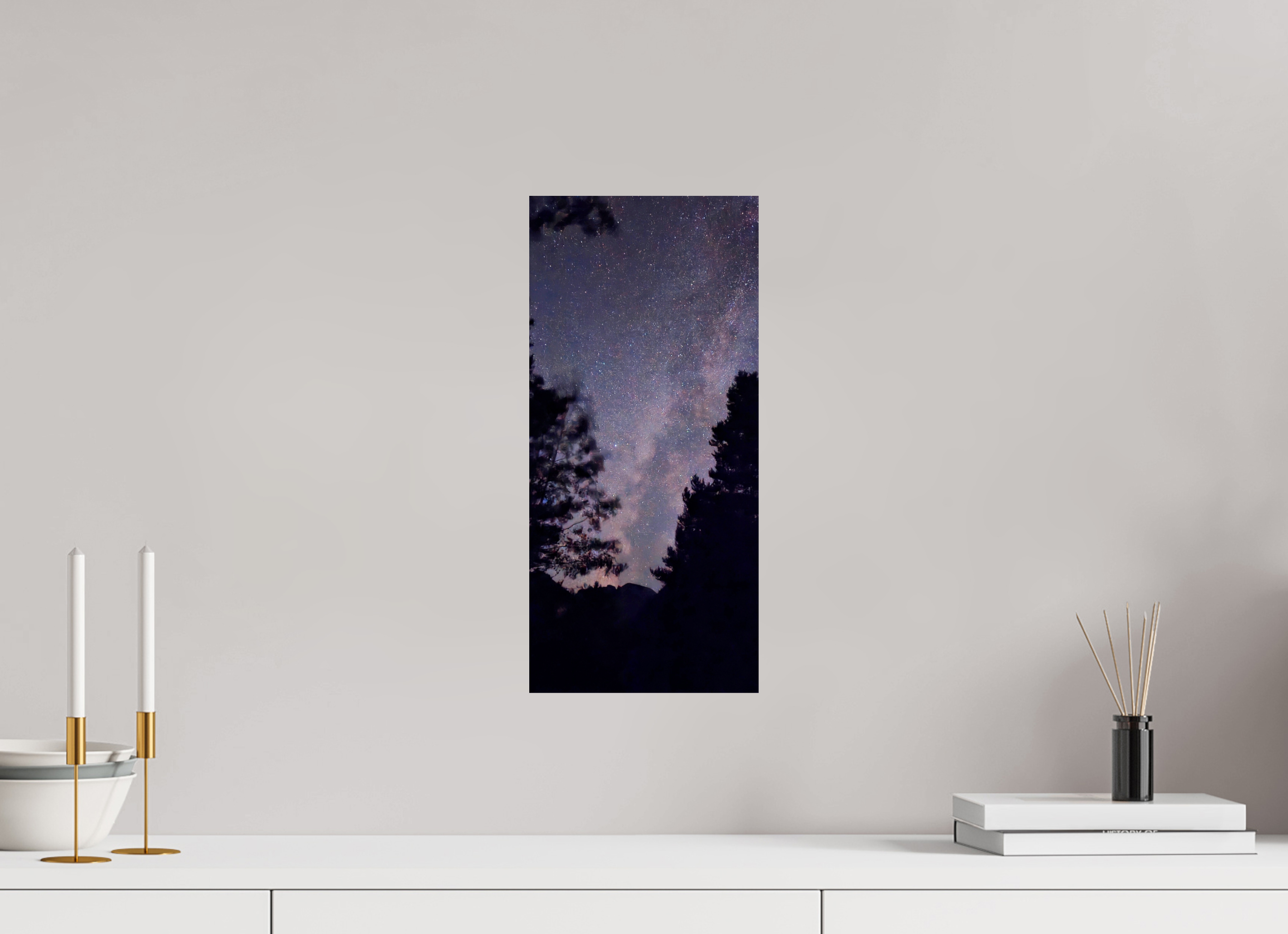 A Galaxy Through the Trees