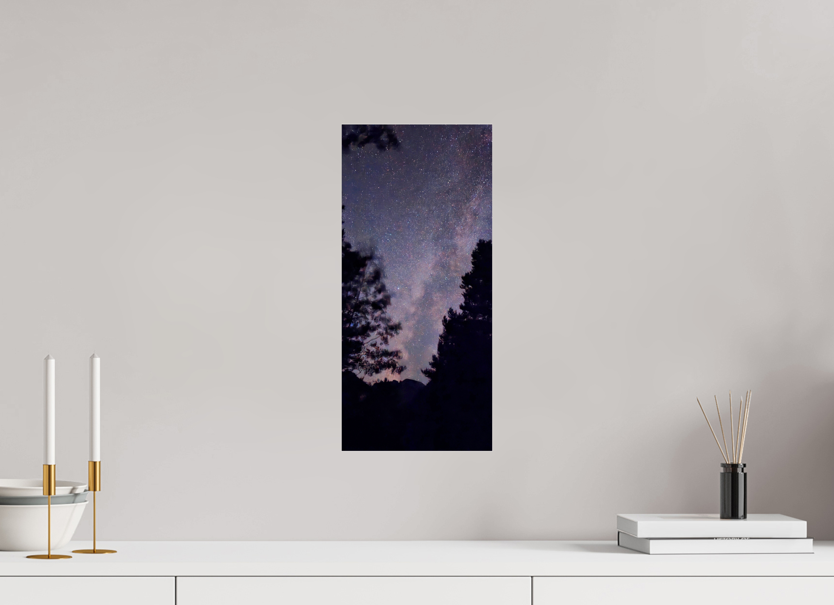 A Galaxy Through the Trees