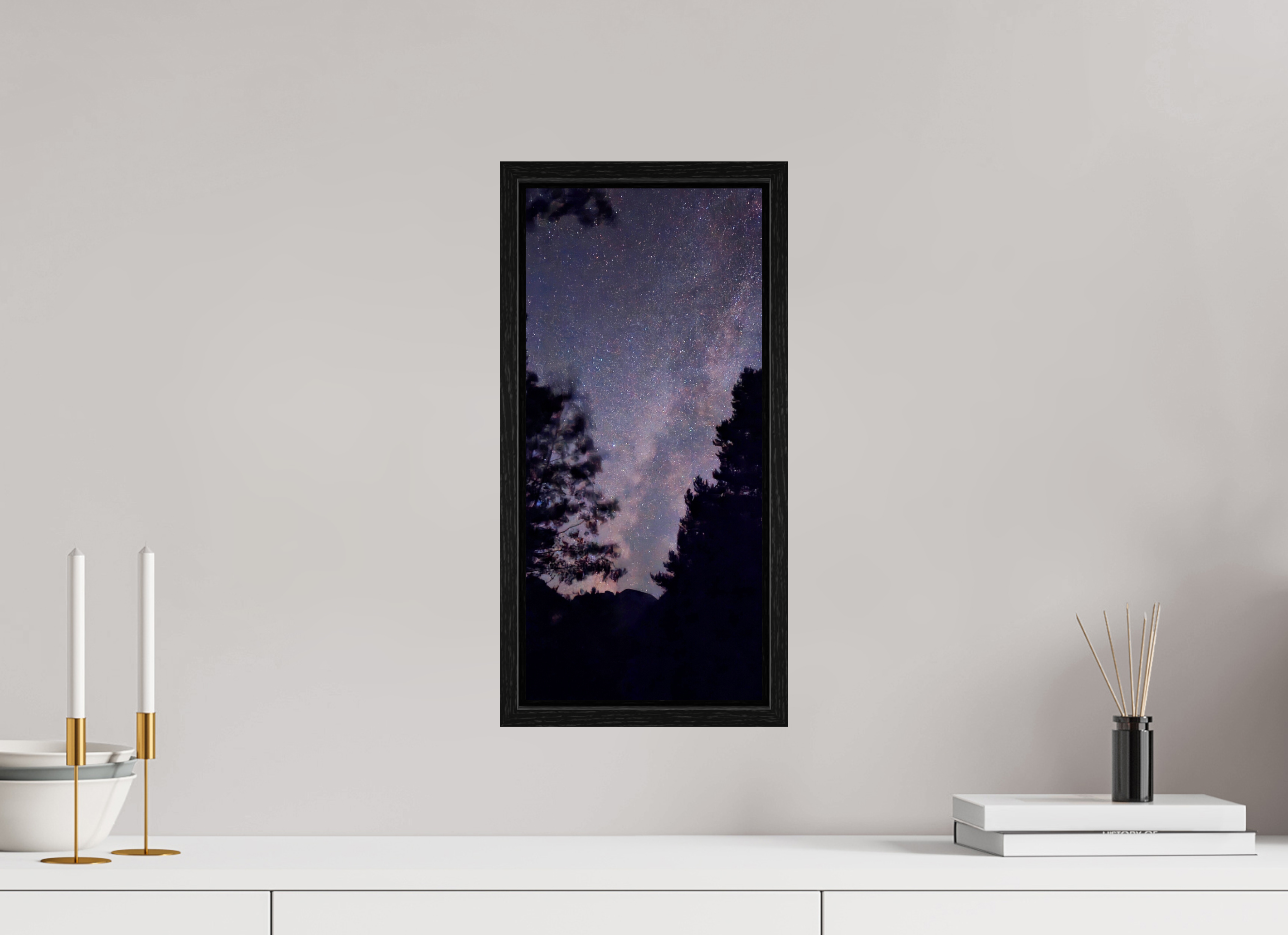 A Galaxy Through the Trees